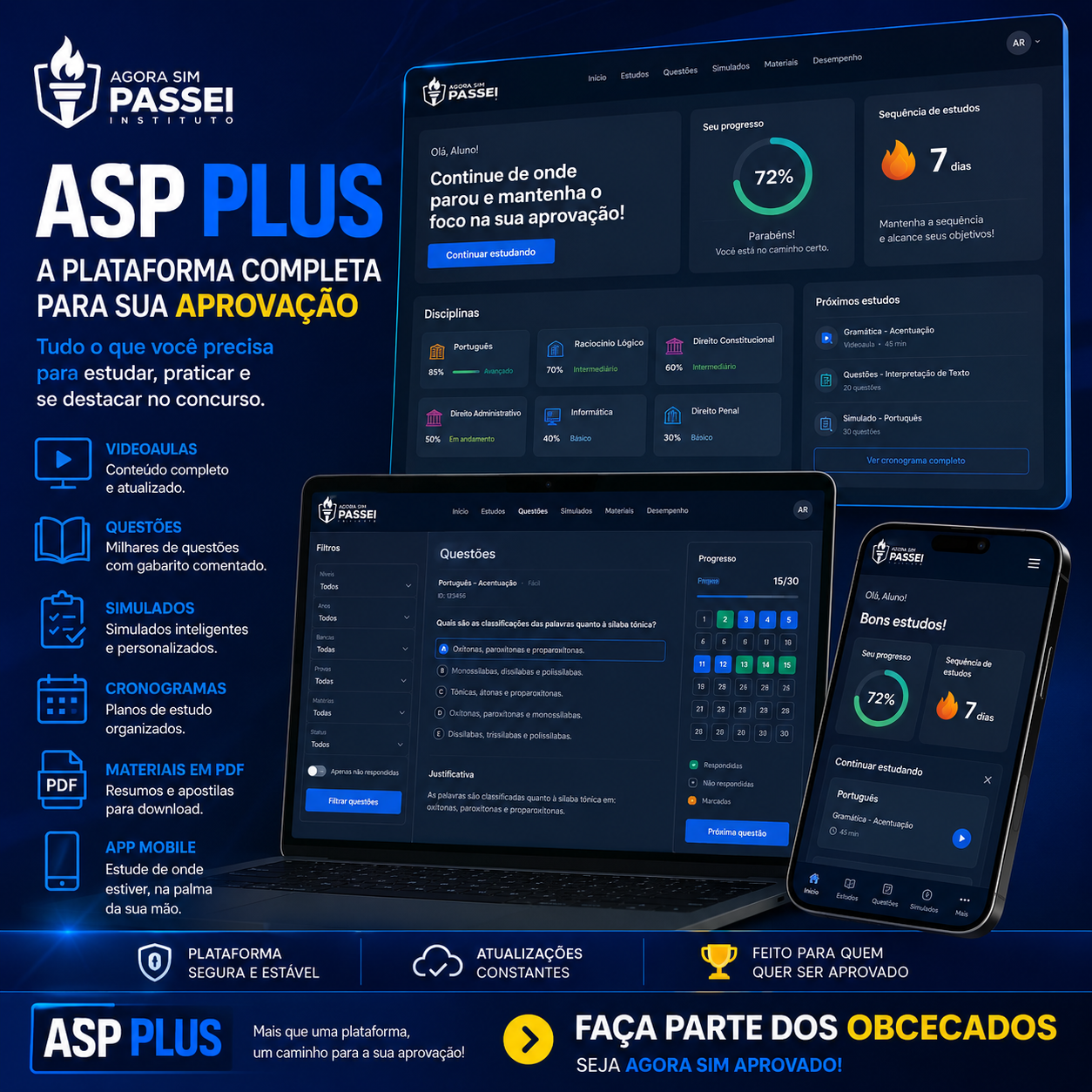 Plataforma de estudos ASP